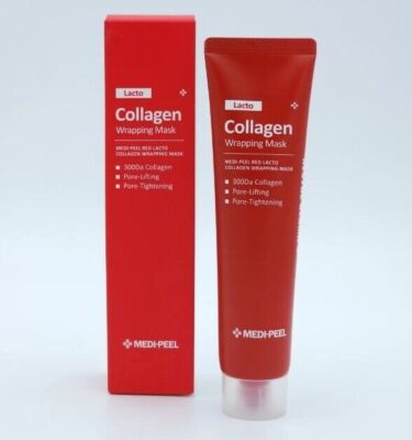 MEDIPEEL Red Lacto Collagen Wrapping Mask 70ml Pore Tightening Lifting UK SELLER