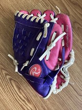 Rawlings HFP10PPW Baseball Glove Pink Purple 10"