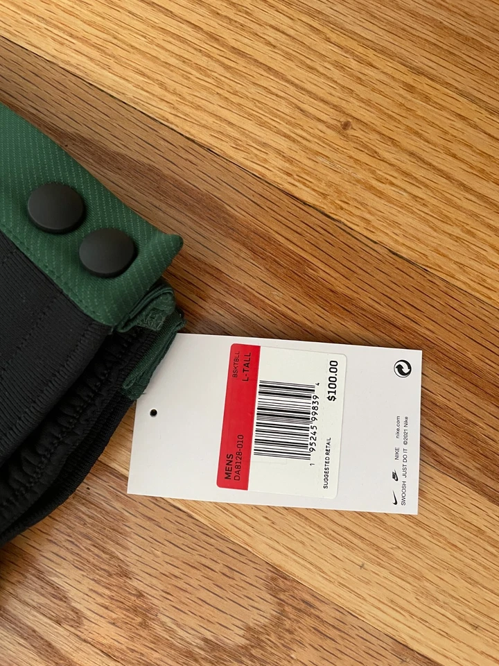 Pantalones de calentamiento de juego de baloncesto de la NBA Milwaukee Bucks Team Issue talla múltiple Foto 3 de 4