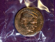 January 20 1981 US President Inauguration RONALD REAGAN Medal Token! #J26461