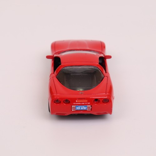 Chevrolet Corvette 1997 rot Welly Modellauto Nr. 9741 - Bild 3 von 5