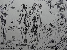 MAX PECHSTEIN - Reisebilder Südsee, Lithographie 1919