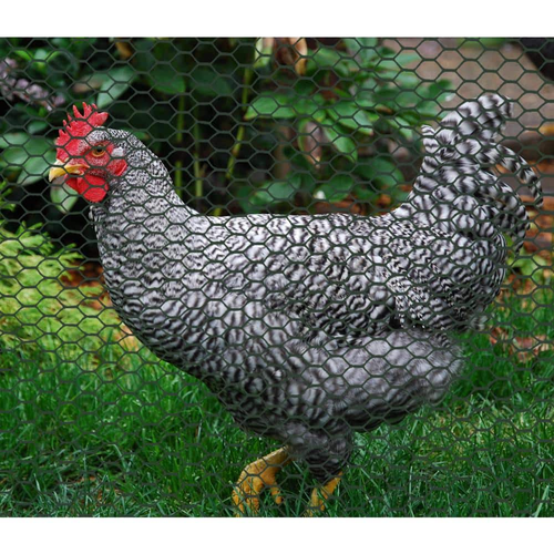 3 Ft. X 25 Ft. Plastic Poultry Hex Garden Fence Netting, Green - Picture 7 of 12