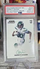 2022 Panini Instant Access GARRETT WILSON /10 RC - AUTO PSA 10 GEM - Card PSA 9
