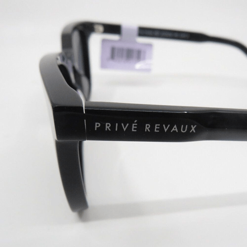Gafas de sol Prive Revaux The Yorke nuevas polarizadas negras/grises cuadradas - Imagen 6 de 10