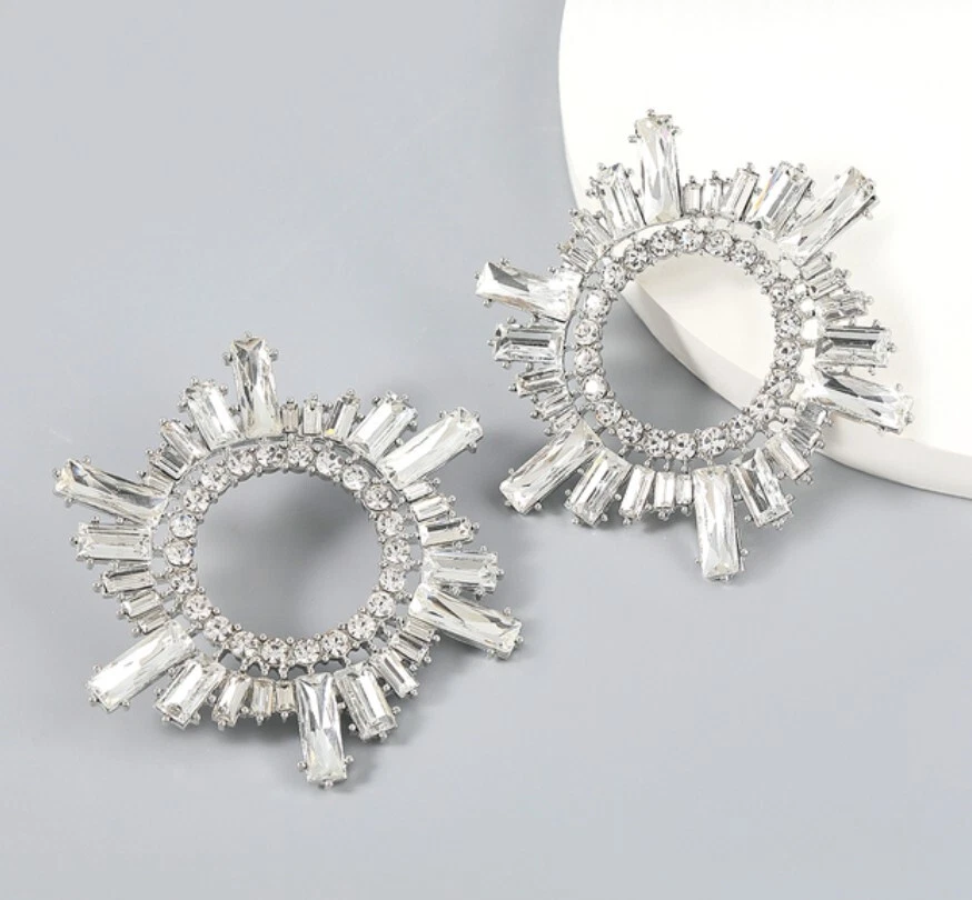Amina muaddi sale earrings