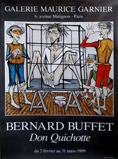 LOT de 3 Affiches Bernard BUFFET  emballées individuellement N°3
