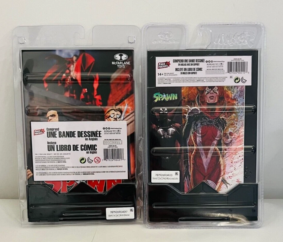 LOTE de 2 cómics McFarlane SPAWN Page Punchers Spawn Anti-Spawn Freak Mandarin Spawn Foto 3 de 4