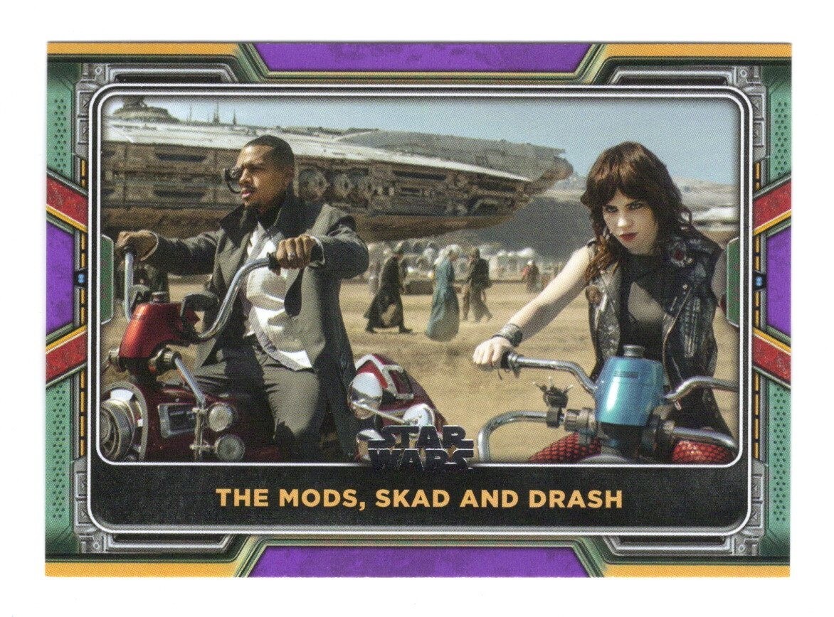 2022 TOPPS STAR WARS BOOK OF BOBA FETT MODS, SKAD & DRASH PURPLE