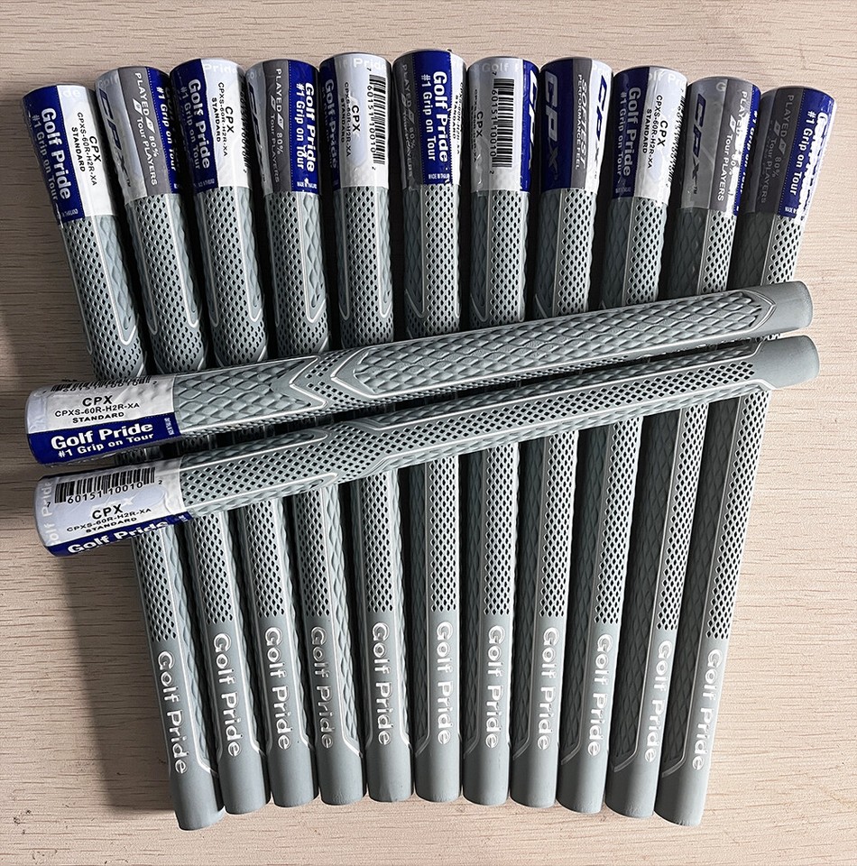 13PCS Golf Pride Standard / Midsize Grey Blue CPX Golf Grip Swing 60R
