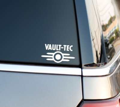 Fallout Vault Tec Gaming Vinyl Decal Sticker for Car, Truck, or Window