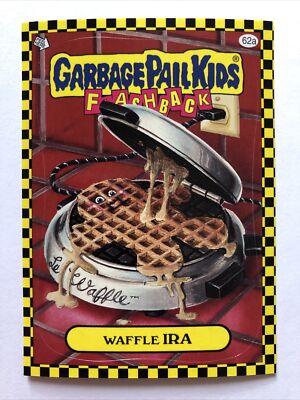 Garbage Pail Kids Topps 2010 Sticker Flashback Serie 1 Waffle Ira 62a