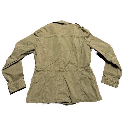 BANANA REPUBLIC Jacket Womens Size XS Army Green Field Safari Utility Cargo - Picture 2 of 14