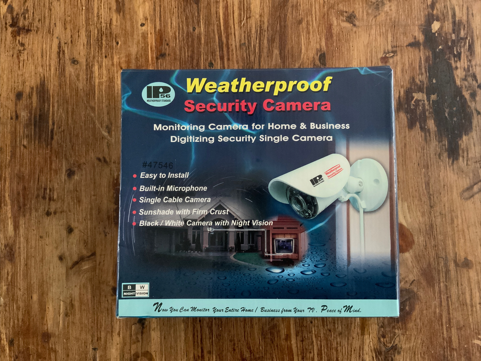 Weatherproof Security Camera Item 47546 2025