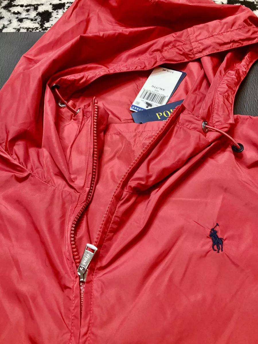 Polo windbreaker hotsell red