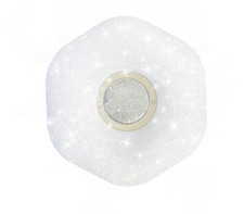 Plafoniera LED Soffitto Bianca 36w Luce Fredda Bordo Ondulto Cielo Stellato B607