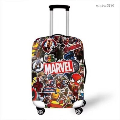 18"~32" Marvel Protective Suitcase Travel Luggage Cover Trolley Case Dust Cover - Picture 1 of 9