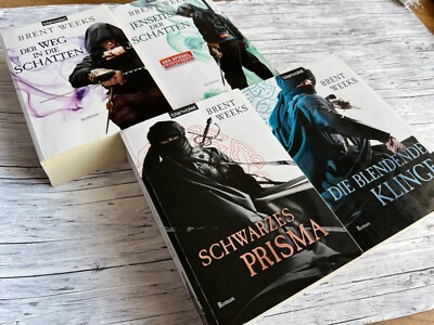 BRENT WEEKS - Schatten Trilogie Band 1+3 & Licht Saga Band 1+2