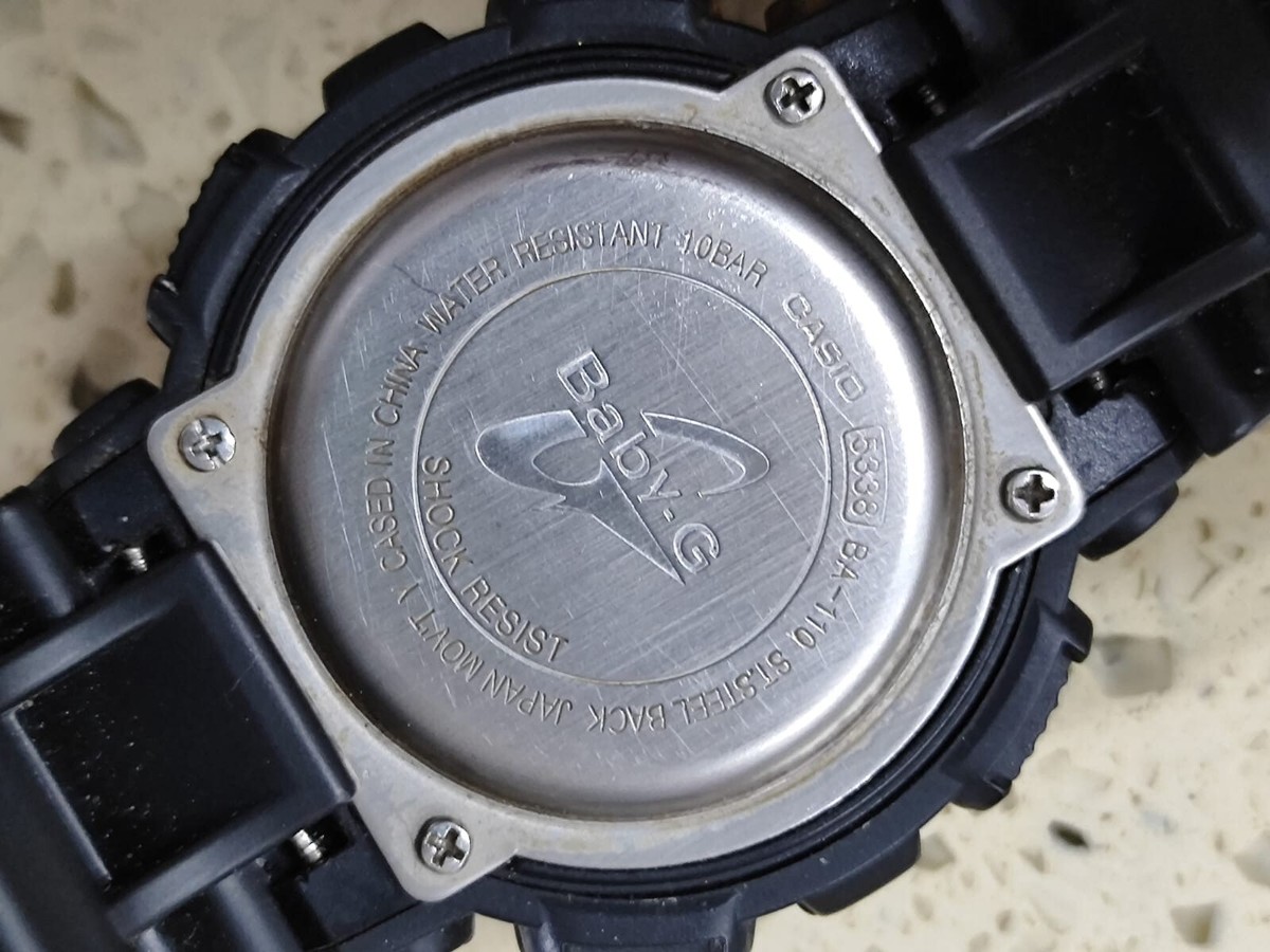 Casio Baby-G BA-110 mod 5338 Quartz Watch 40mm Working | eBay