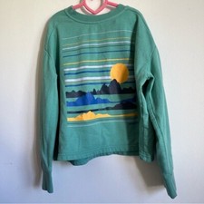 Patagonia Kids Girls Boys Graphic Pullover Crewneck Fleece Sweater - M Medium