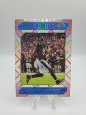 2020 Panini Illusion Football Lamar Jackson Clear Shots Blue🔥 Ravens