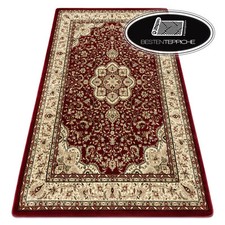 Große größen schön klassische Teppich rotwein "ROYAL" Dickes Weben