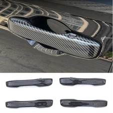 Fit For Honda Accord 2023 Carbon Fiber Exterior Car Door Handles Cover Trim