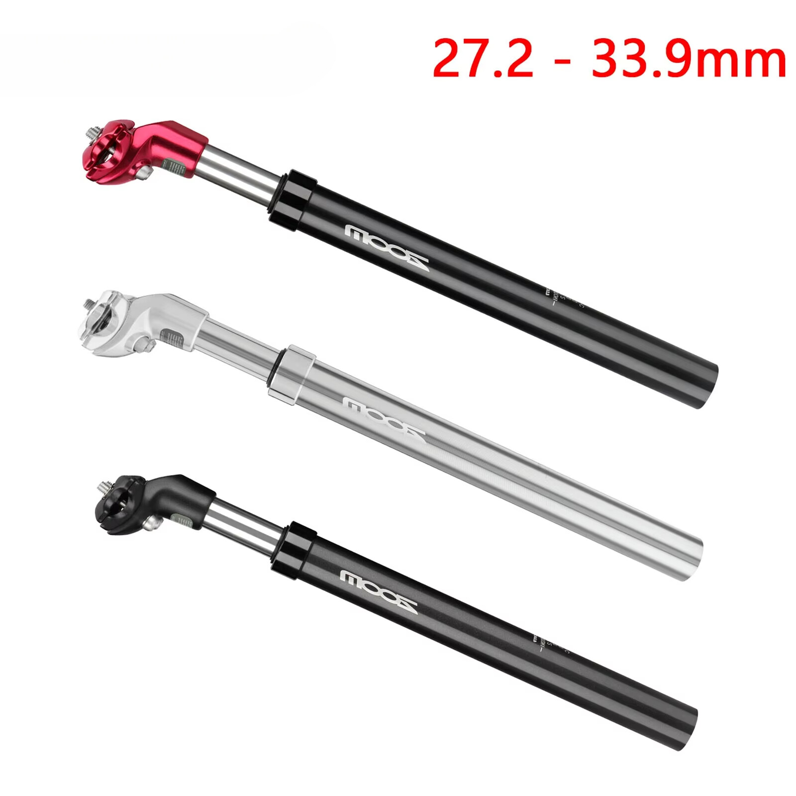 Mountain Bike Suspension Seatpost Shock Absorber Damping Seat Post 27.2 - 33.9mm