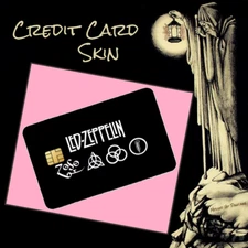 4 Led Zeppelin Inspired Credit Card Skins Music Themed Vinyl Card Decals