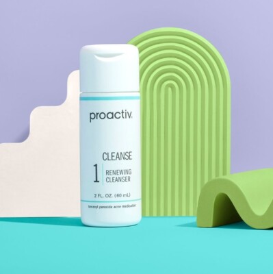 Proactiv Solution Renewing Cleanser, 2 PACK, Benzoyl Peroxide