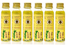 Thai GOLD CROSS Yellow Herbal Massage Oil 24ml x 6 bottles - Ships from USA