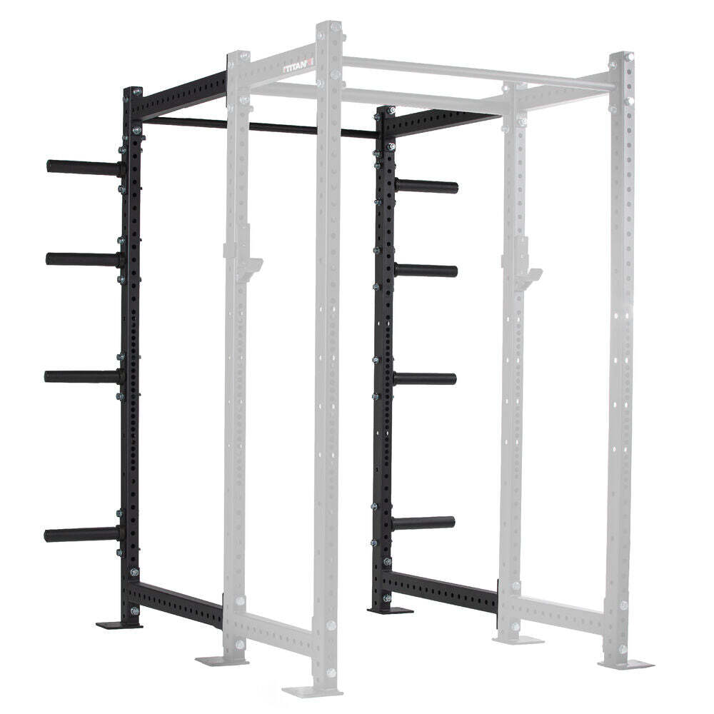 Titan Fitness T-3 Series Black Tall 36in Depth Power Rack