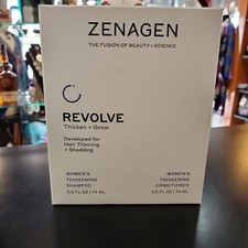 Zenagen Revolve WOMEN Hair Loss Thickening Shampoo, Conditioner 2.5oz Duo Travel
