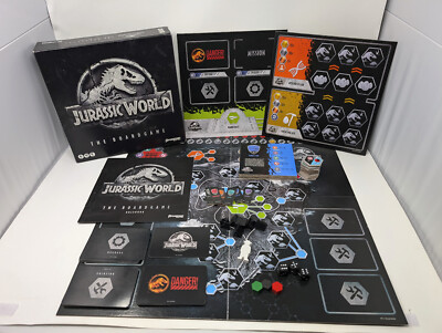 2020 Pressman Jurassic World The Board Game Dinosaur Park Manager Complete