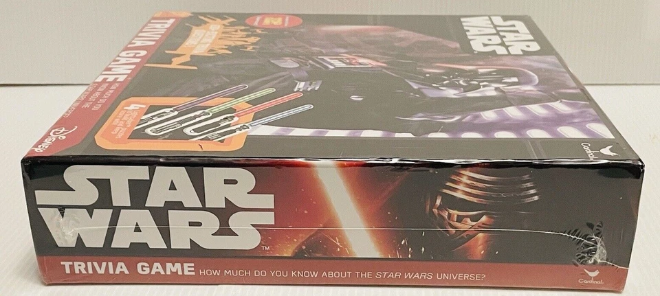 Star Wars Trivia Juego 650+ Preguntas 4 Rompecabezas Sable de Luz NUEVO Precintado Cardenal. Foto 3 de 4