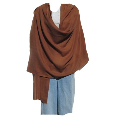 Cashmere | Himalayan Yarn| Shawl | Twill | 1 Ply | 4 Paddle| Handloomed | Copper