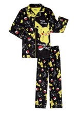 Pokemon Boys Long Sleeve Pajama Set, 2-Piece Sizes 4-12
