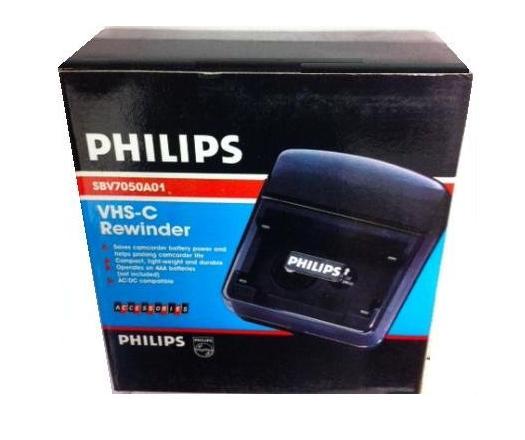 New Philips VHS-C (small tape) Rewinder Prolong Camcorder Auto Shut off