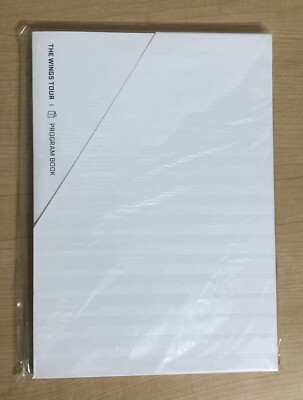 BTS WINGS TOUR PROGRAM BOOK (2017 BTS Live Trilogy Episode Ⅲ) | eBay