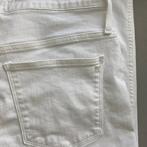 Madewell NWOT Women 33 White 10" High-Rise Denim Skinny Jeans - Picture 6 of 8