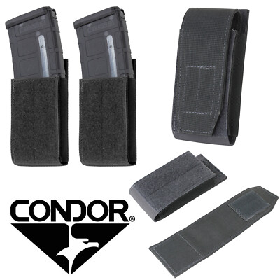 Condor Elite 221114 QD Quick Detach Hook-N-Loop 5.56/.223 Magazine Pouch - 2 pcs