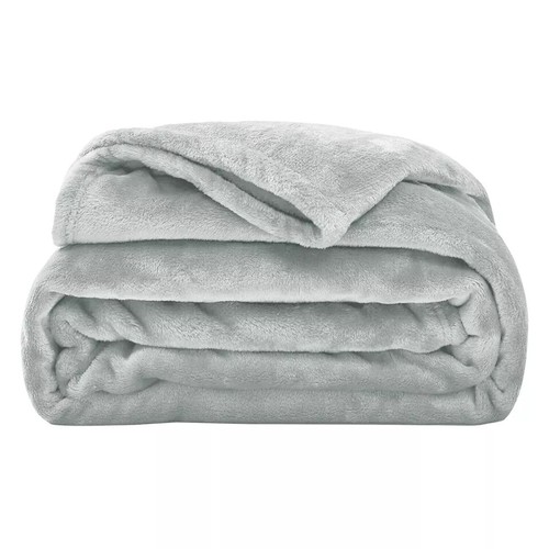 Luxury Warm Coral Fleece Throw Over Soft Sofa Bed Blanket Single Double & King - Picture 5 of 12