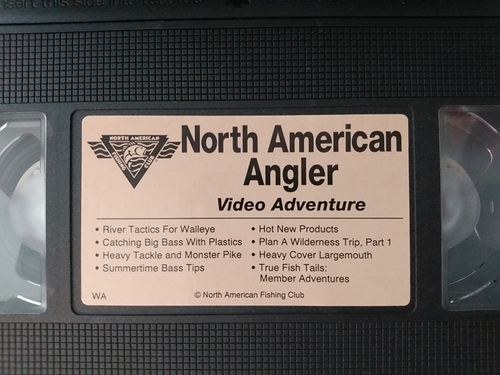 Fishing Club North American Angler Video Adventure VHS Volumes 1-4 Vintage NICE! - Picture 12 of 21