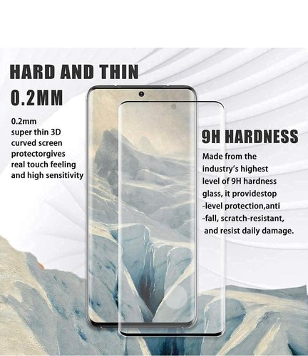 10D Samsung Galaxy S20 Plus -New Full Tempered Glass Screen Protector Clear - Picture 4 of 7