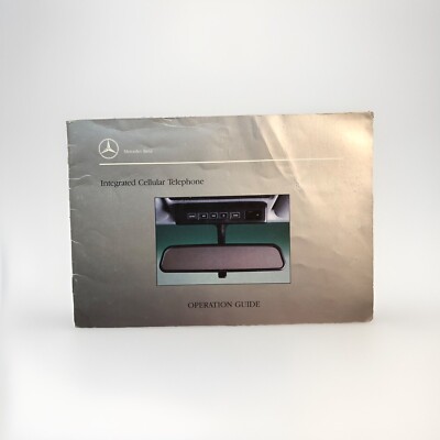Mercedes 1995 OEM Cell Phone Operation Guide Owner's Manual Hand-Book Service MB