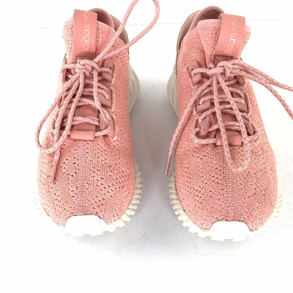 Adidas Rosa Tubular Doom Calcetín Primeknit Tenis Talla 7 Foto 4 de 4
