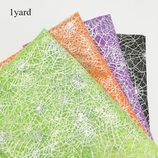 1yard Mesh Spider Web Fabric Sheer Halloween DIY Sewing Craft Costume Multi Trim