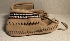 MINNETONKA PA  POO  SHU Moccasin Booties Infants Size 5