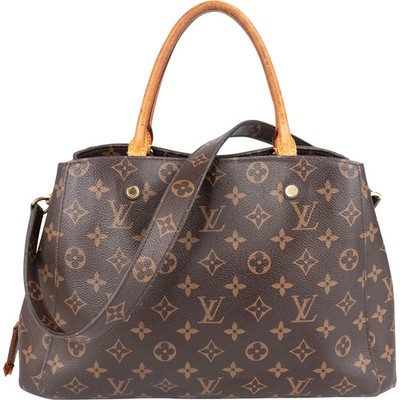 Louis Vuitton Monogram Canvas Montaigne MM Handbag Tasche