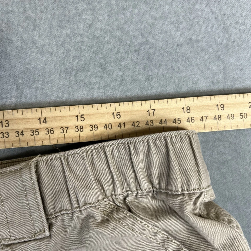 Croft & Barrow Side Elastic Cargo Shorts Mens 38 Tan 7" Inseam Utility Pocket - Image 4 of 4